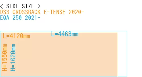 #DS3 CROSSBACK E-TENSE 2020- + EQA 250 2021-